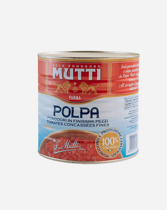 FINELY CHOPPED TOMATOES POUCH MUTTI 2x5kg