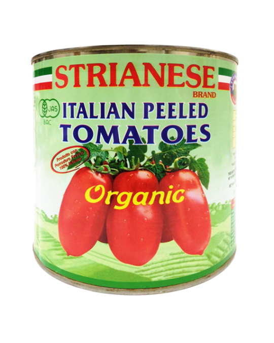 Organic Peeled Tomatoes Strianese 6x2.5kg