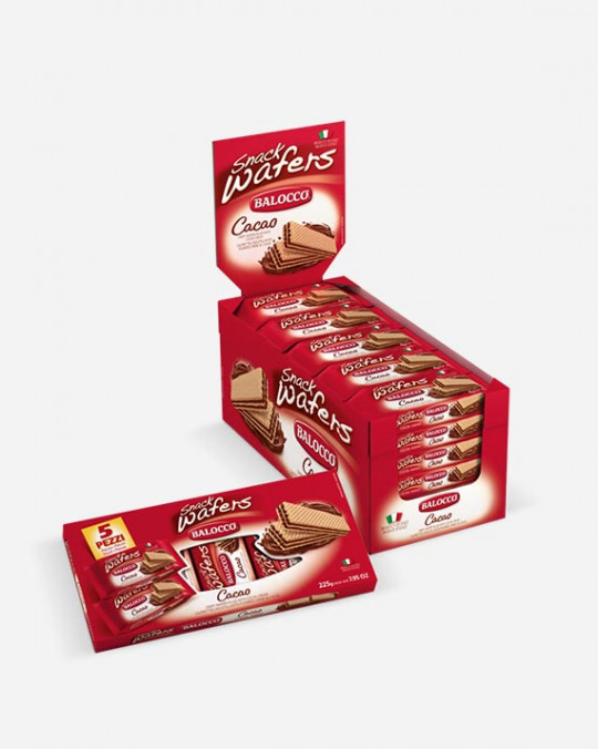Wafers Snack Cacao Balocco 30x45gr