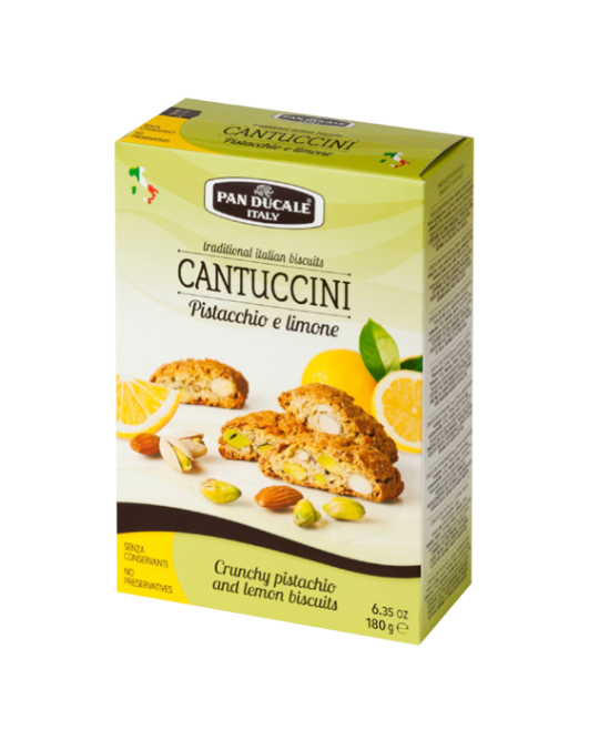 Bastoncini Cantuccini Pistachio & Lemon Panducale 12x180gr
