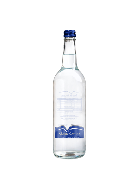 Monte Campo Natural Water 12x75cl Glass Bottles