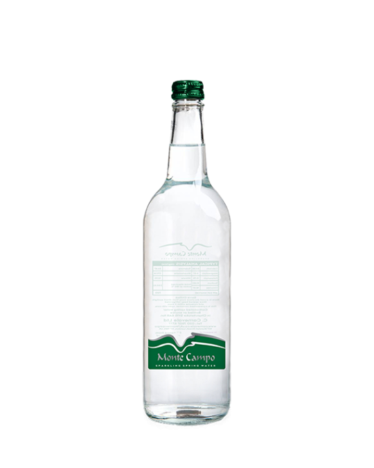 Monte Campo Sparkling Water 12x75cl Glass Bottles