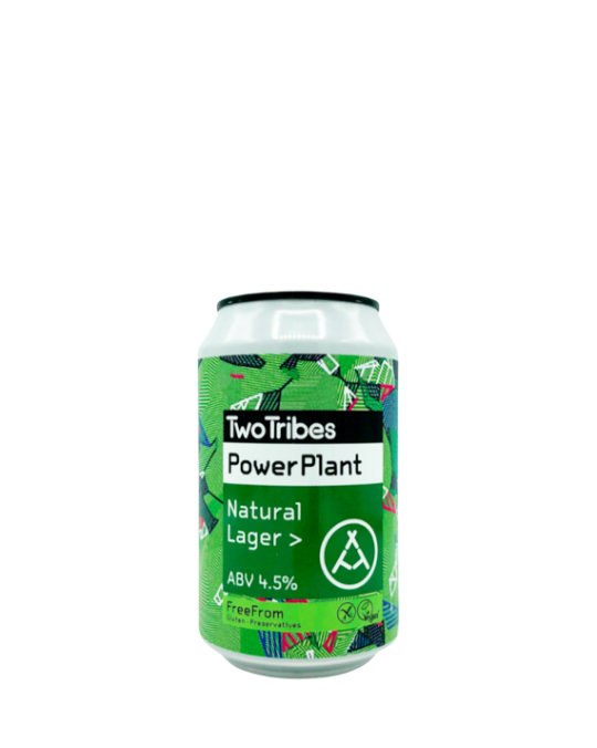 Two Tribes Powerplant Gluten Free Lager Cans 24X 330Ml