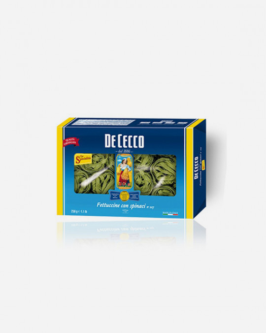 Green Fettuccine Verdi De Cecco 12x250gr