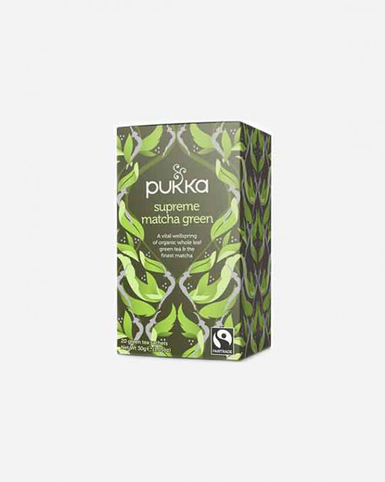 Supreme Green Matcha Tea Pukka 4x20 bags