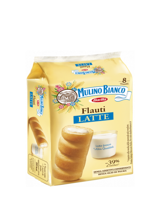 Milk Flauti Latte Mulino Bianco 12x280gr