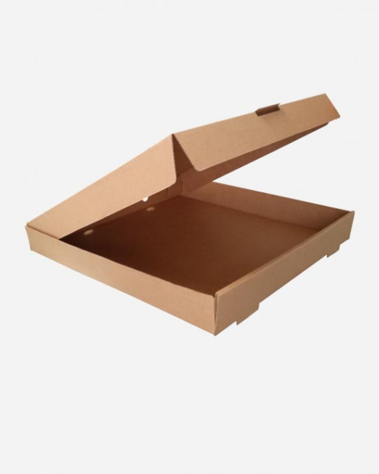 Pizza Boxes Plain Brown 100x13" - 34.5cm