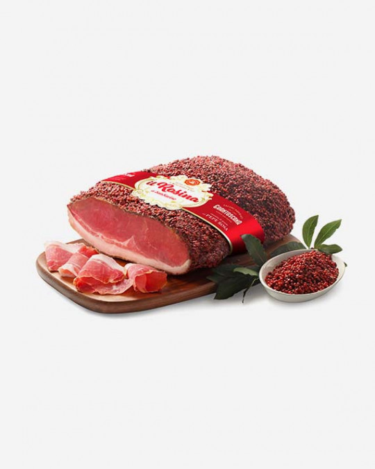 Parma Ham with Pink Pepper Prosciutto Rosina Pepe Rosa San Savino 3kg