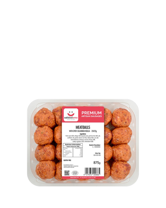 Meatballs Pork & Nduja  Salsicciamo 35x25gr