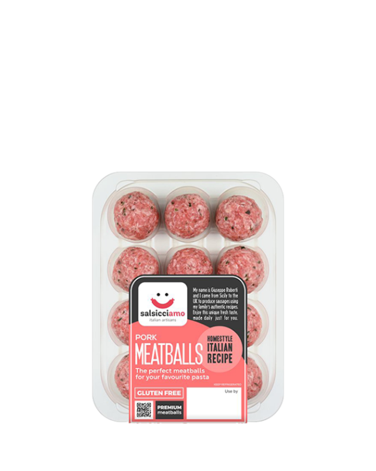 Italian Homestyle Meatballs Salsicciamo 12x25gr