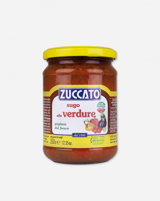 Grilled Vegetable Sauce Sugo Alle Verdure Grigliate Zuccato 6x350gr