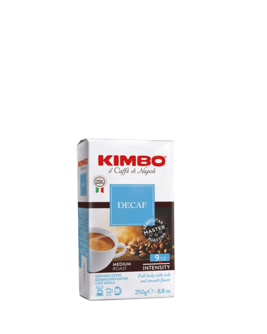 Kimbo Decaffeinated Ground Coffee 20x250g